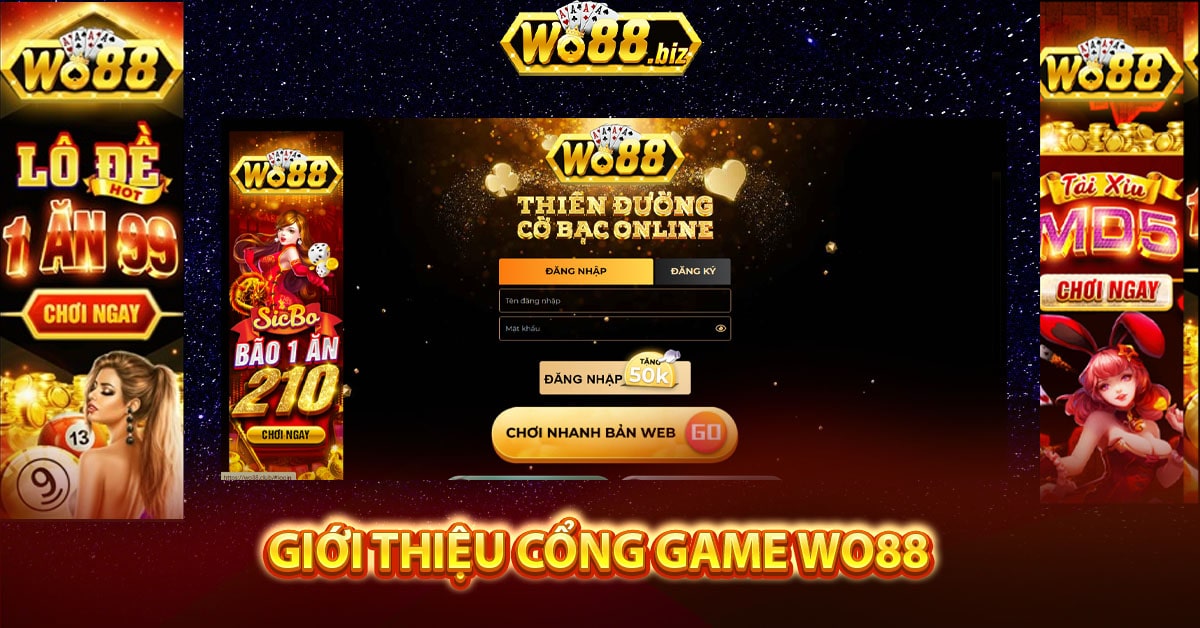 Giới thiệu cổng game wo88